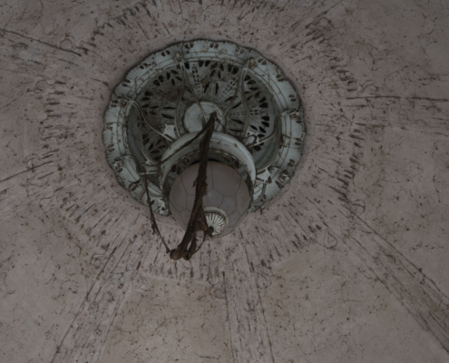 Pagodenlampe im Stadtpark