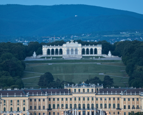 Wien bei Morgen - Gloriette